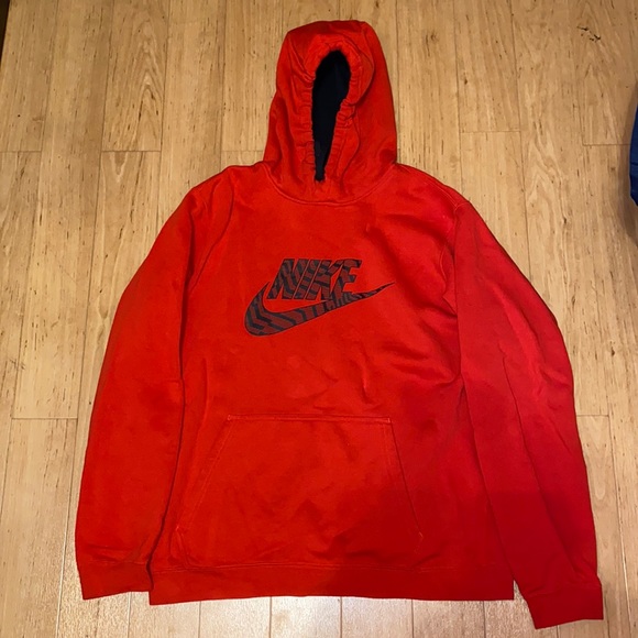 Nike Other - Red and Black Nike Logo Hoodie